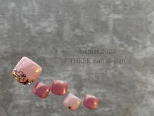 スリー(THREE)/August 2023/nail design