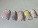 塗りかけニュアンスネイル