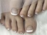 全員【フット】フレンチネイル(クリアベース)¥5830