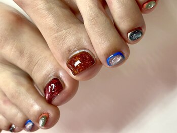 ルカ 原宿(lux)/フットニュアンスネイル