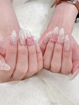 キラキラリボンネイル*