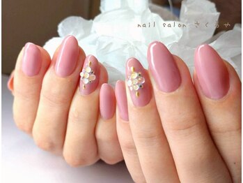 Xmasビジューアートが可愛い♪