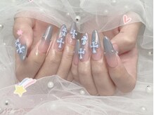 ブリー(Brille)/バレンタインネイル