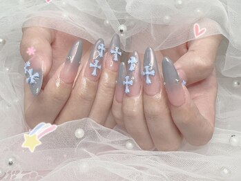 ブリー(Brille)/バレンタインネイル