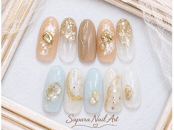 津田沼ネイルサロン サパラ(sapara)/プラチナ定額☆¥6,899 100種☆