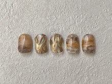 ピース(PEACE)/ニュアンスネイル　鉱物ネイル