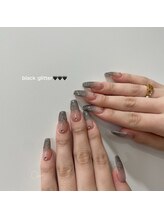 クリア(Clear)/黒グラデ♪