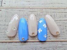 ブランロール 中目黒店(Blanl'or)/ホロフラワーネイル