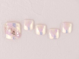 パステルミラーネイル