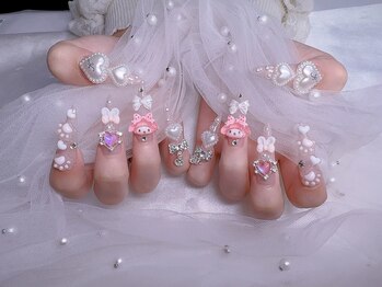 スノーネイルサロン 新宿店(Snow nail salon)/うさ耳量産型肉球キャラクター