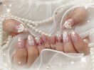 シナモンさくらんぼネイル