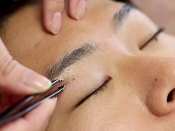 脱毛サロン メンズ 堂々/眉毛wax脱毛