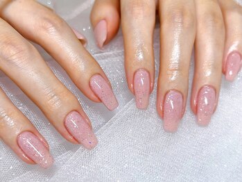 ラメ入りワンカラー☆