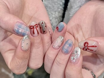 オーラムネイル(Aurum Nail ）)/リボンネイル