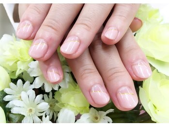 プルミエ ネイル(Premier Nail)/ウォーターケア＋ななめフレンチ