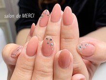 サロン ド メルシー(Salon de MERCI)/ピンクベージュ×ストーン☆
