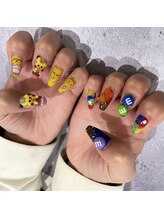 レイネイル アンド レイアイ 長嶺店(RAY NAIL & ray eye)/アシンメトリー痛ネイル
