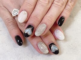 (菅家)ハートネイル