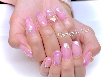 ボガスティーズネイル(Vogusty's nail)/Aurora☆ワンホンネイルもOK◎