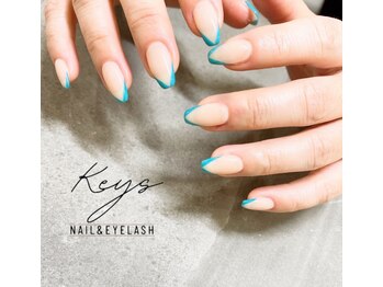 ネイルサロン キーズ(Nail salon Keys)/【お好きなアート定額】フレンチ