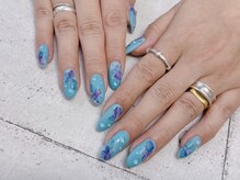 ネイル ビューティーマジック 葛西本店/紫陽花ネイル