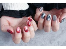 ネイル フライガール(nail FLY GIRL)/オンブレハート♪