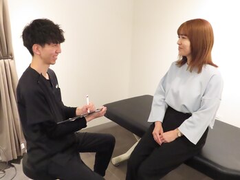 ビゴー鍼灸院 円山院(bigo鍼灸院)/施術前に丁寧なカウンセリング！