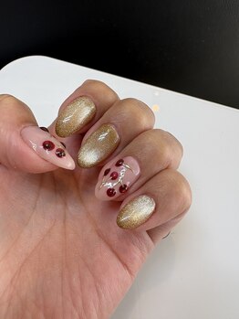 さくらんぼネイル