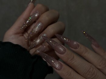 LOA.NAIL【パラジェル登録サロン/長さだし/持ち込み】【6月12日OPEN（予定）】の写真/長さ出しで叶う☆華やかなワンランク上の指先！持ち込みデザインOK♪爪が折れやすい方にも美フォルム◎