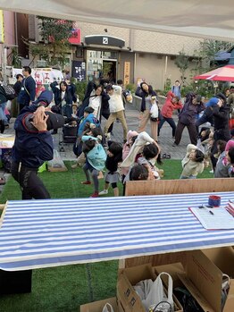 大川カイロプラクティックセンター ひらつかスターモール整体院/イベントでの青空ストレッチ
