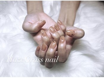 ハズグラスネイル(Haze Grass nail)/ワンカラーネイル