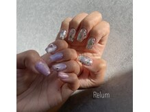 リルム(Relum)/左右非対称ネイル！