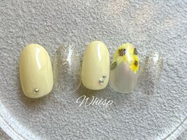 ひまわりネイル/パラジェル