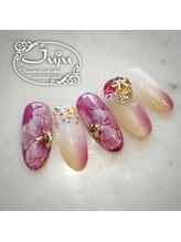 ジュジュ(Juju)/お正月ネイル　「華やぎ」