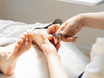 楽ーんの写真/【足爪のお悩みを徹底改善！】長年の爪と角質のお悩みを解消☆巻き爪/巻き爪矯正/爪ケア/角質ケアなど◎