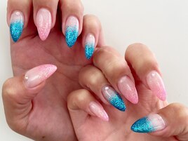 ラメグラデーション