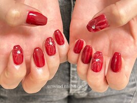 ぷっくりリボンアート