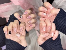 友達お揃い定額ネイル