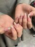 【シンプル～華やか◎】チークベース＋ラメグラデーション¥7200