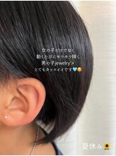 アイビー(ivy)/シンプル男の子耳つぼjewelry