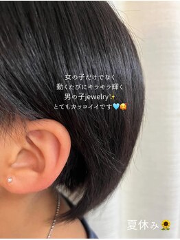 アイビー(ivy)/シンプル男の子耳つぼjewelry