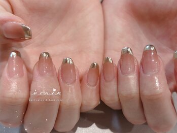 エクラン(ecrin)/グラデーションミラーフレンチ