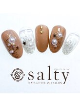 ネイルアンドアイラッシュサロン ソルティ 寺田町(salty)/ハンド/アート１０本コース