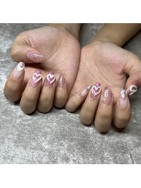 ぷっくりハート♪