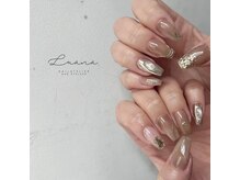 ネイルアトリエ ルアナ(LUANA)/ミラーフレンチニュアンスネイル