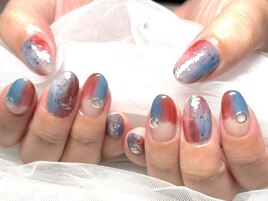 ☆個性的な塗りかけネイル☆