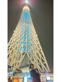 小顔整体研究所 KSラボ 荒川熊野前店&nbsp;スカイツリーと写真撮りました♪