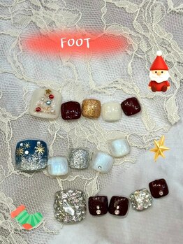 アライア(Alaia)の写真/《オールシーズンOK☆季節の移ろいをつま先で表現♪》【simpleフットネイルコース☆¥6200】