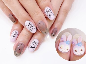 ネイルコレクション ピンク(Nail Collection Pink)/ジェル付放題+キャラ3D