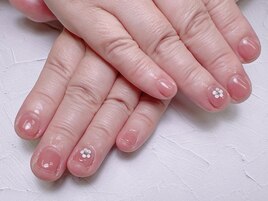 ピンクワンカラー＋ミニアート